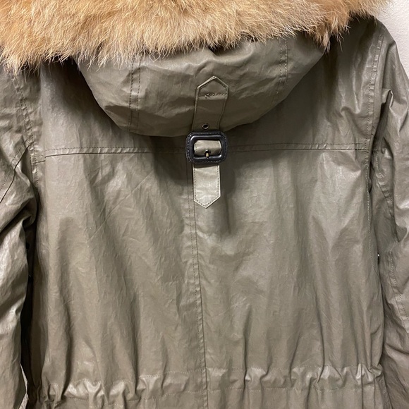 🎉HP🎉  NWT SAM New York Thinsulate parka with natural coyote edged hood, size L - Picture 9 of 16